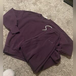 Aerie Offline Cloud Fleece Set - Plum SOLD